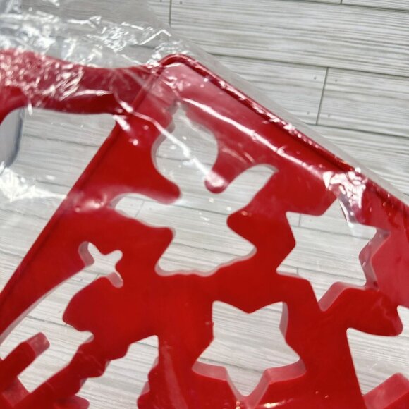 Christmas Around The World Cookie Cutter Mold One Step Pan Plastic 9 design Vtg - Picture 5 of 11